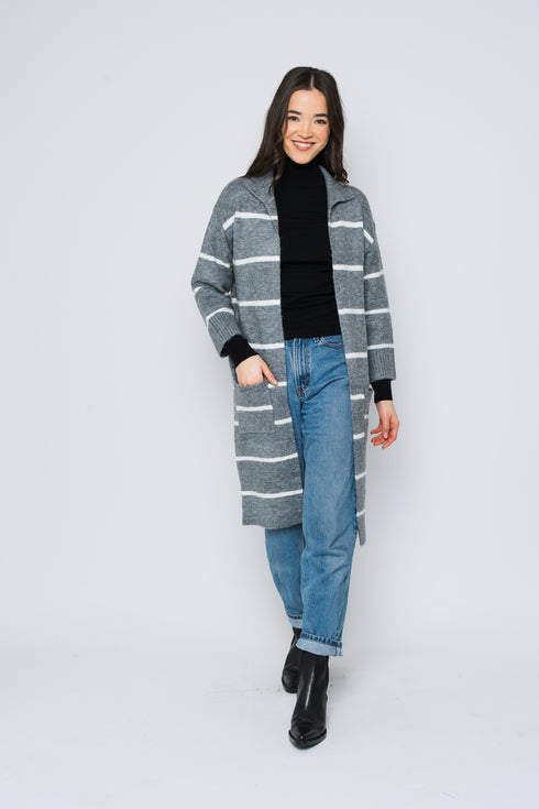 Vivian-Open Maxi Cardigan